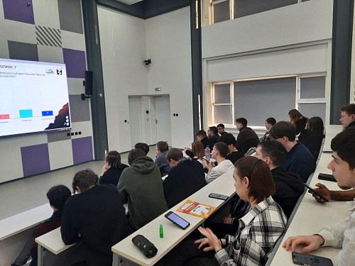 Интерактивный квиз в формате онлайн‑теста проходил с использованием смартфонов