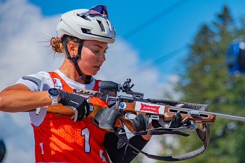 Виктория Метеля в моменте соревнований