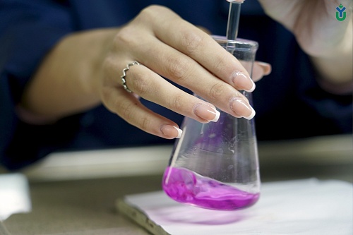 Школьникам показали химические опыты